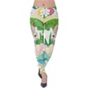 Graphic Easter Easter Basket Spring Velvet Leggings View1