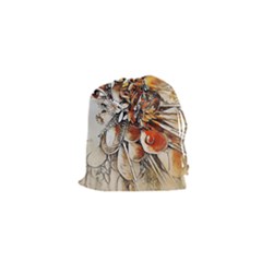 Collage Art The Statue Of Shell Drawstring Pouch (xs)