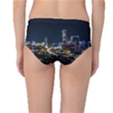 Night City Seoul Travel Korea Sky Mid-Waist Bikini Bottoms View2