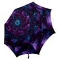 Background Space Planet Explosion Hook Handle Umbrellas (Medium) View2