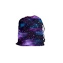 Background Space Planet Explosion Drawstring Pouch (Small) View1