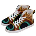 Feather Peacock Feather Peacock Men s Hi-Top Skate Sneakers View2