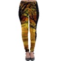 Nature Sunset Landscape Sun Lightweight Velour Leggings View1