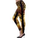 Nature Sunset Landscape Sun Lightweight Velour Leggings View3