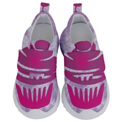 Cupcake Food Purple Dessert Baked Kids  Velcro No Lace Shoes by HermanTelo