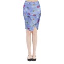 Ladybug Blue Nature Midi Wrap Pencil Skirt View1