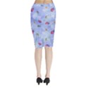 Ladybug Blue Nature Midi Wrap Pencil Skirt View2