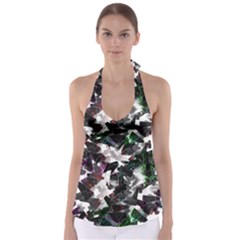 Abstract Science Fiction Babydoll Tankini Top by HermanTelo