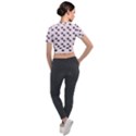 Pink Eyes Short Sleeve Cropped Jacket View2