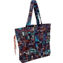Mosaic Abstract Drawstring Tote Bag View2