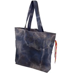 Marble Surface Texture Stone Drawstring Tote Bag by HermanTelo