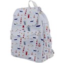 Nautical Sea Top Flap Backpack View1