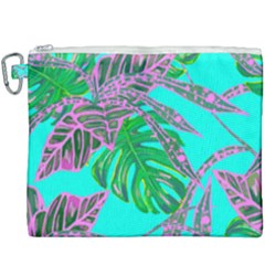 Painting Oil Leaves Nature Reason Canvas Cosmetic Bag (xxxl) by HermanTelo
