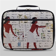 Egyptian Design Men Worker Slaves Full Print Lunch Bag