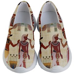 Egyptian Design Man Woman Priest Kids  Lightweight Slip Ons
