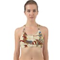 Egyptian Tutunkhamun Pharaoh Design Back Web Sports Bra View1