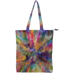 Polygon Wallpaper Double Zip Up Tote Bag by HermanTelo