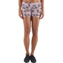 Koi Fish Pattern Yoga Shorts View1