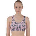 Koi Fish Pattern Back Weave Sports Bra View1