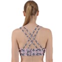 Koi Fish Pattern Back Weave Sports Bra View2