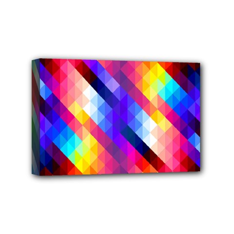 Abstract Background Colorful Pattern Mini Canvas 6  X 4  (stretched)