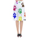 Pawprints Paw Prints Paw Animal Flared Midi Skirt View2