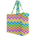Chevron Pattern Design Texture Canvas Travel Bag View2