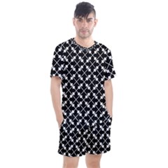 Abstract Background Arrow Men s Mesh Tee And Shorts Set