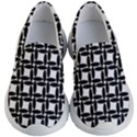 Ellipse Pattern Background Kids  Lightweight Slip Ons View1