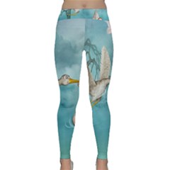 Cute Baby Is Coming With Stork Classic Yoga Leggings