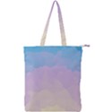Sunrise Sunset Colours Background Double Zip Up Tote Bag View1