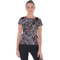 Stained Glass Short Sleeve Sports Top  View1