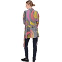 Abstract Colorful Background Grey Velvet Kimono Robe View2