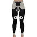 Cat Pet Cute Black Animal Lightweight Velour Classic Yoga Leggings View1