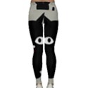 Cat Pet Cute Black Animal Lightweight Velour Classic Yoga Leggings View2