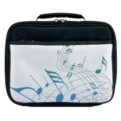 Music Notes Lunch Bag by Bajindul