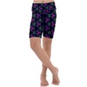 Background Wallpaper Pattern Kids  Lightweight Velour Cropped Yoga Leggings View1