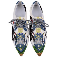 Coat Of Arms Of Australian Capital Territory Pointed Oxford Shoes by abbeyz71