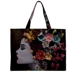 Asian Beauty Zipper Mini Tote Bag by CKArtCreations