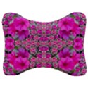 From The Sky Came Flowers In Peace Velour Seat Head Rest Cushion View1