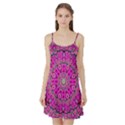 From The Sky Came Flowers In Calm Bohemian Peace Satin Night Slip View1
