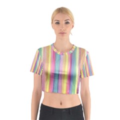 Watercolour Watercolor Background Cotton Crop Top