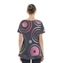 Circles Pinks Yellows Design Skirt Hem Sports Top View2