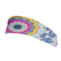 Kaleidoscope Bright Flower Mandala Stretchable Headband View1
