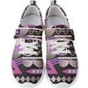Background Abstract Geometric Men s Velcro Strap Shoes View1