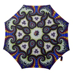 Abstract Texture Fractal Figure Hook Handle Umbrellas (medium)