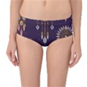 Background Non Seamless Pattern Mid-Waist Bikini Bottoms View1