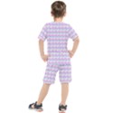 Umbrella Mandala Pattern Kids  Tee and Shorts Set View2