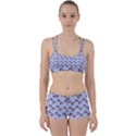 Kawaii Dougnut Blue Pattern Perfect Fit Gym Set View1