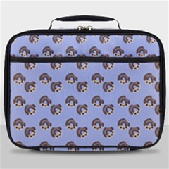 Kawaii Dougnut Blue Pattern Full Print Lunch Bag